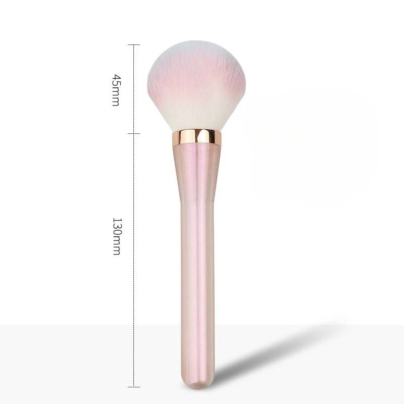 파우더 블러셔 브러쉬 핑크 골드 전문 메이크업 브러쉬 대형 화장품 페이스 컨투어링 브러쉬 브로샤 컬러레테 메이크업 도구