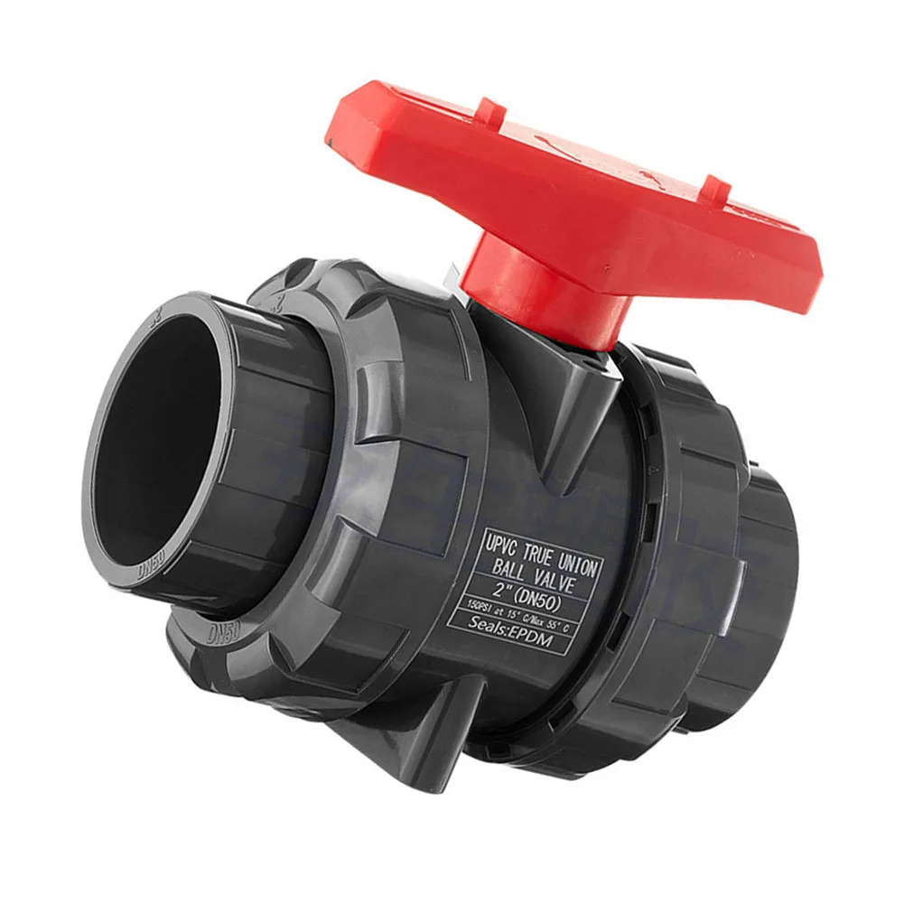 

Double Union Socket Valve 2 Inch Ball Valve 150 PSI Rating Acid And Alkali Resistance Easy Maintenance Ball Valve