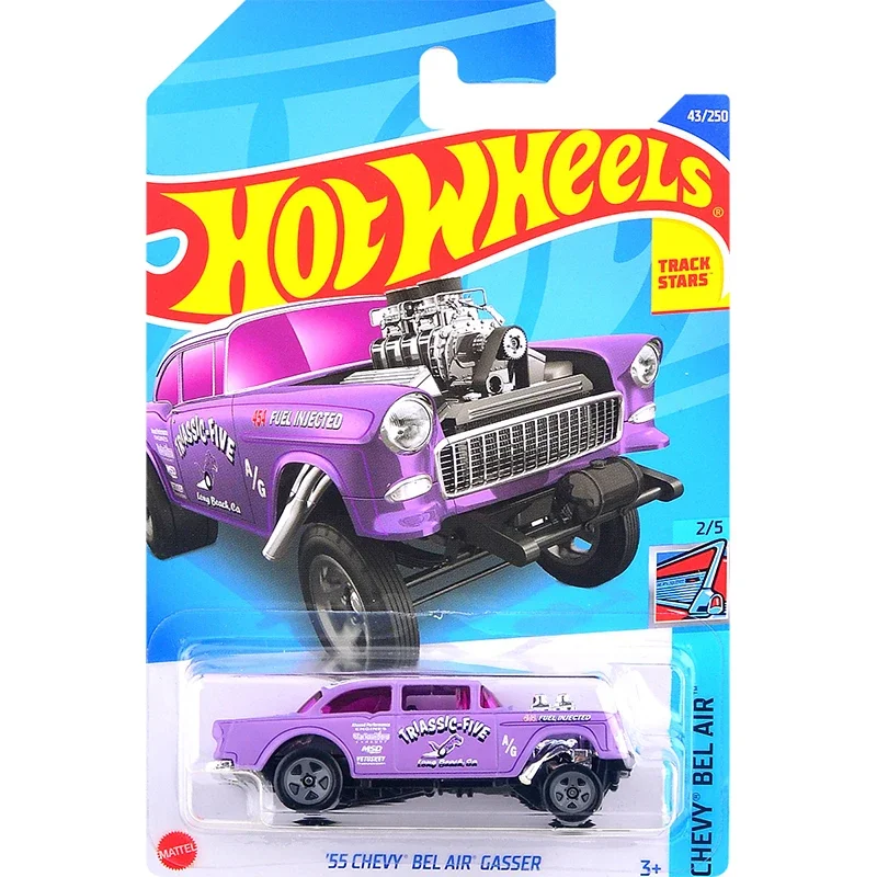 Hot Wheels Toy Car 1:64 Hotwheels Super Car 55 Chevy Bel Air Gasser And More Toys For Boys
