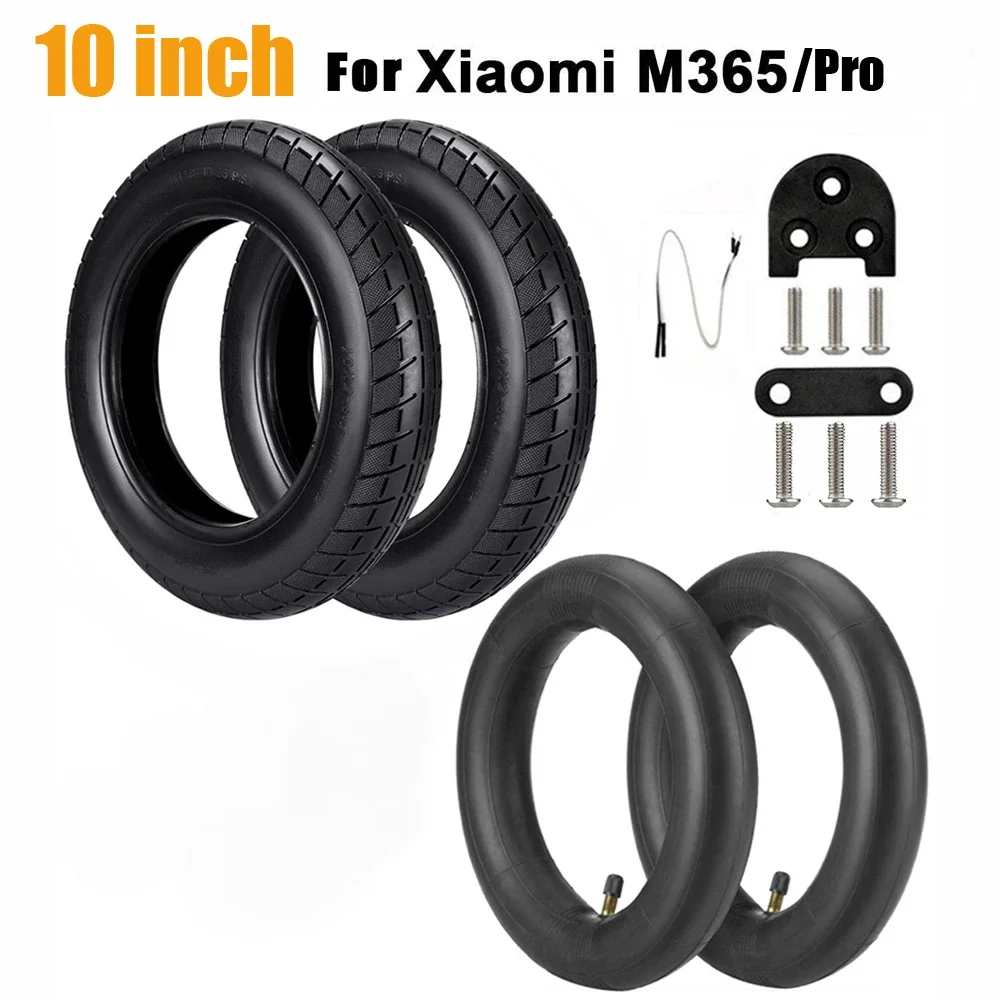 

Electric Scooter 10 Inch Rubber Tire Camera Set for Xiaomi M365 1S Pro Pro2 Mi 3 Kickscooter Reinforced Stable-Proof Outer Tires