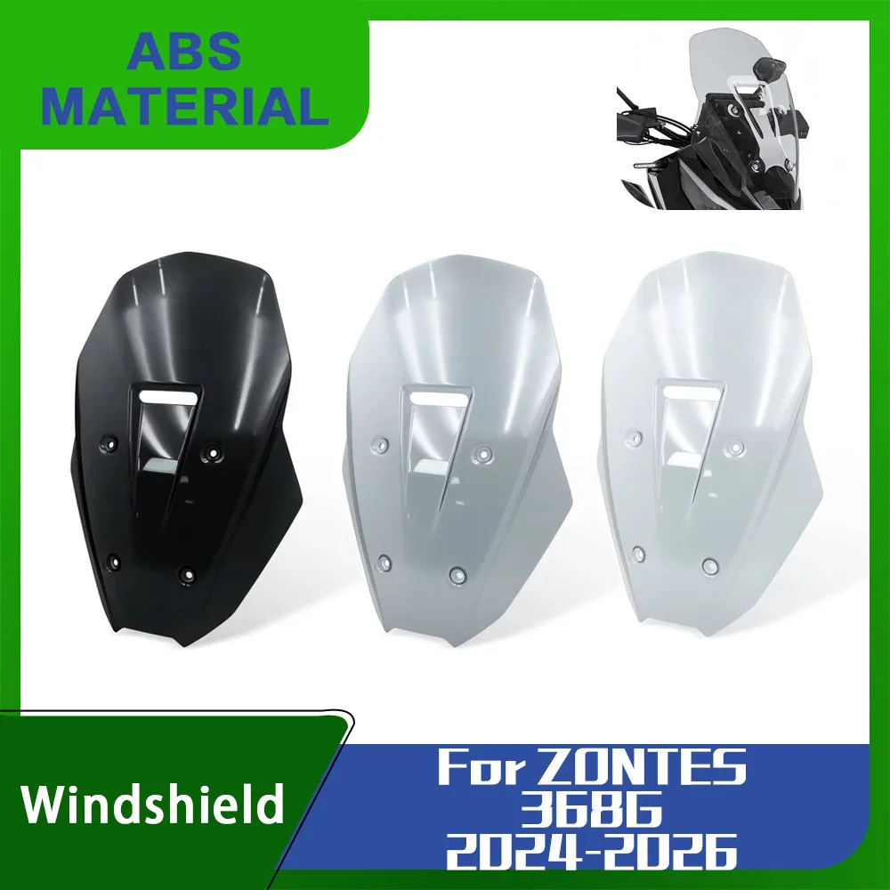 For ZONTES 368G 368 G 368-G 2024-2026 Motorcycle Windscreen Windshield Baffle Wind Deflectors Viser Screen Windshield Fairing