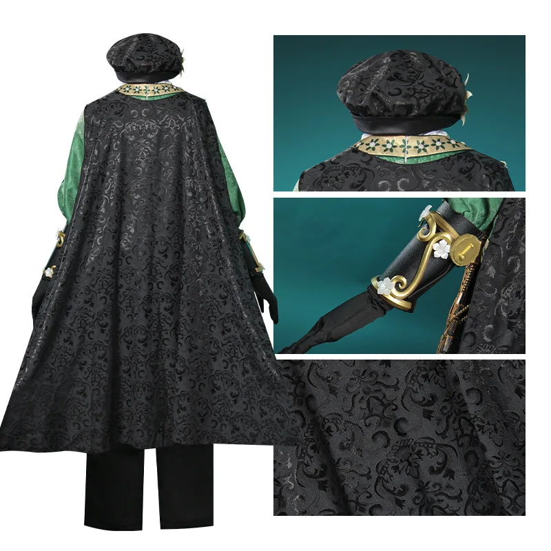 Game Emil Patient Cosplay Costume Wig Set