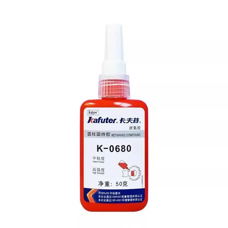 Kafuter K-0680 Cylindrical Holding Glue Bevel Gear Pinion Gear Shaft Holding Anaerobic Thread Glue Screw Glue