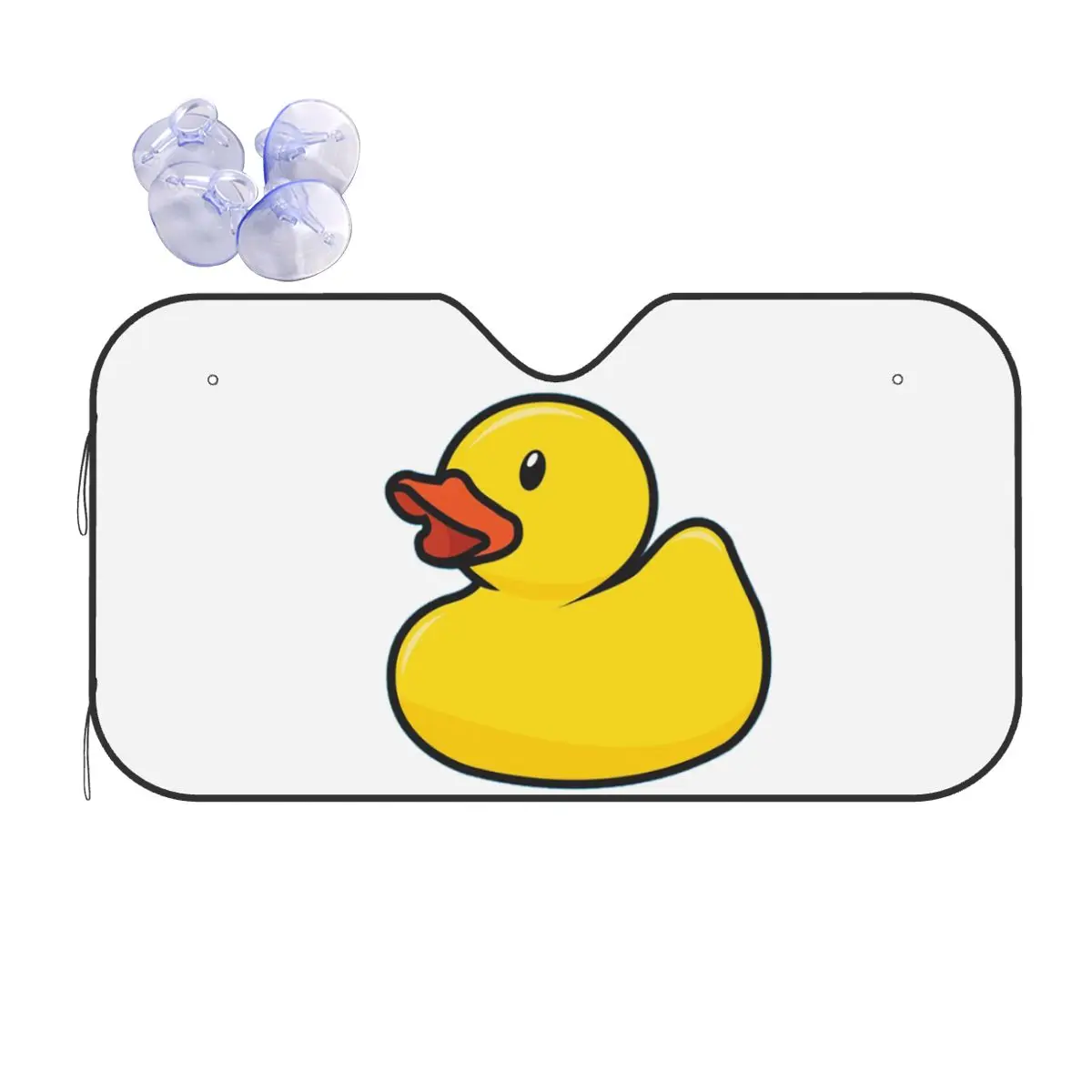 

Rubber Duck Sunshade Windscreen Car Front Windshield Window Sun Visor Accessories Covers