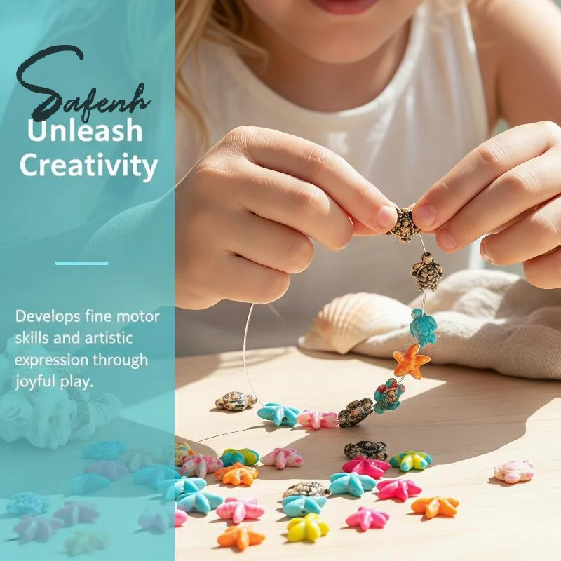 70PCS Multicolor Ocean Series Turtle Bead Charms for DIY Jewelry Making Bracelets, Necklaces, Earrings Annimal Collection