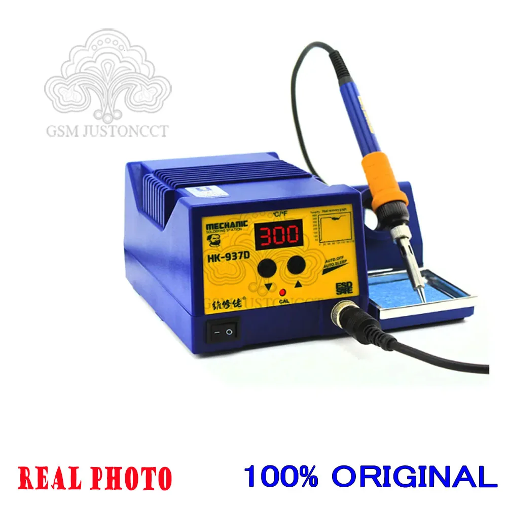 MECHANIC Intelligent Temperature Control Anti-static Soldering Station, Digital Display Welding Table, Maintenance Iron, HK-937D