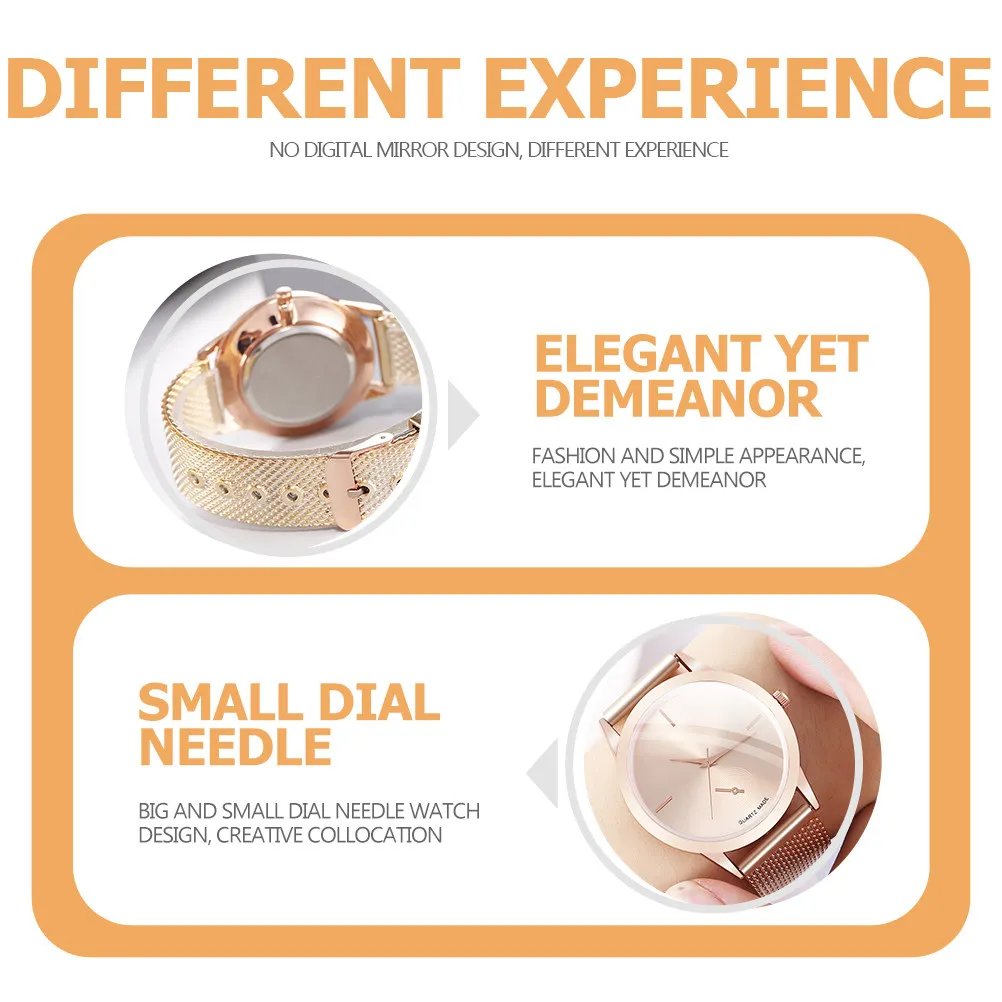 Quartz Female Watch Adjustable Alloy Elegant Lightweight Casual Business Wristwatch for Women Girls Students Female Watch