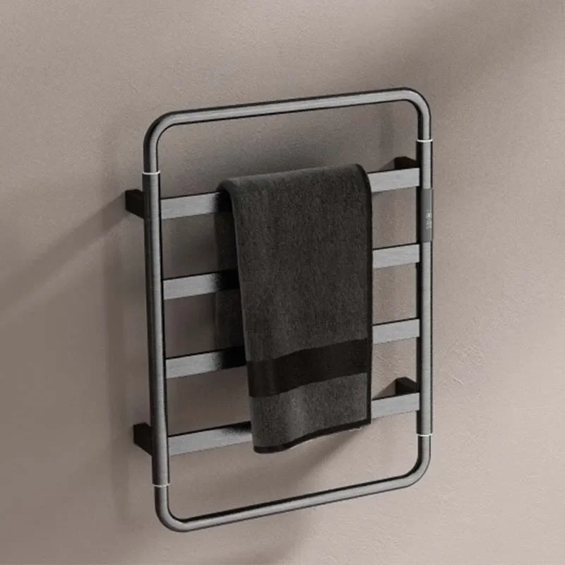 304 Stainless Steel Electric Towel Rack Wall Mounted Smart Heating Bath Towel Warmer for Hotel Bathroom Sterilization Dryer