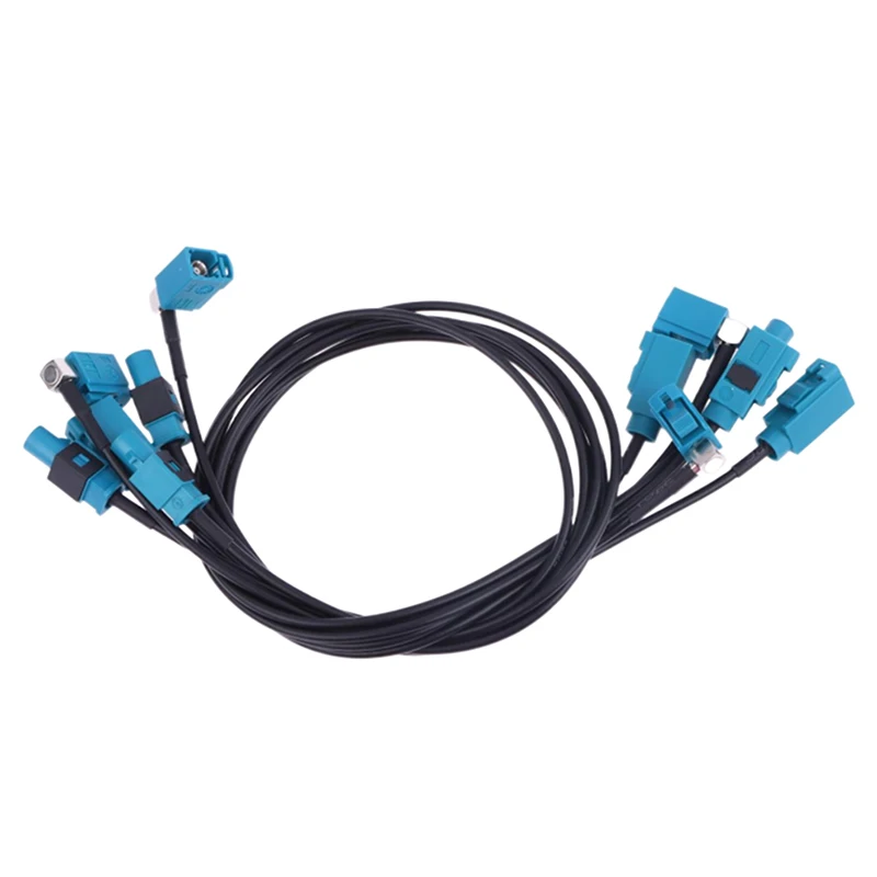 Fakra Z Male To Fakra Z Female 90 Degree Jack Car Navigation GPS Antenna Adapter Extension Cable RG174 RF Coaxial Pigtail