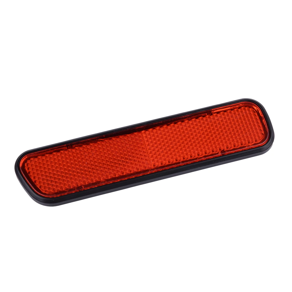 1 Pair Universal Fender Side Reflector Reflective Sticker Marker Red Plastic for Car Trailer Motorcycle