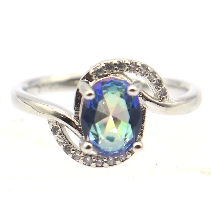 

Buy 4 Get 1 Free 2.6g Customized 925 SOLID STERLING SILVER Rings Zultanite Color Changing Alexandrite Topaz Rainbow Mystic Topaz