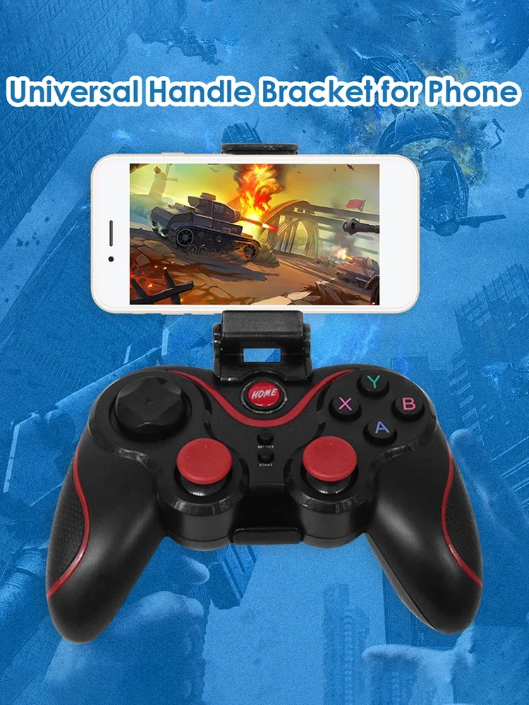 وحدة تحكم لاسلكية غمبد لوحة ألعاب لاسلكية حامل الهاتف المحمول أذرع التحكم في ألعاب الفيديو الهاتف المحمول لعبة الوسادة جبل صالح للهاتف أندرويد IOS