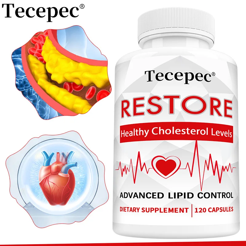 Restore - Supplement To Support Healthy Cholesterol, Lipid Management, Kidney, Cardiovascular and Brain Health