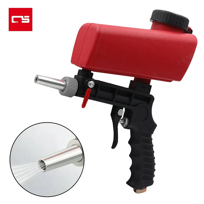 Adjustable Sandblasting Gun Portable Sand Blaster Sand Blasting Machine Gravity Small Handheld Pneumatic Blasting Gun