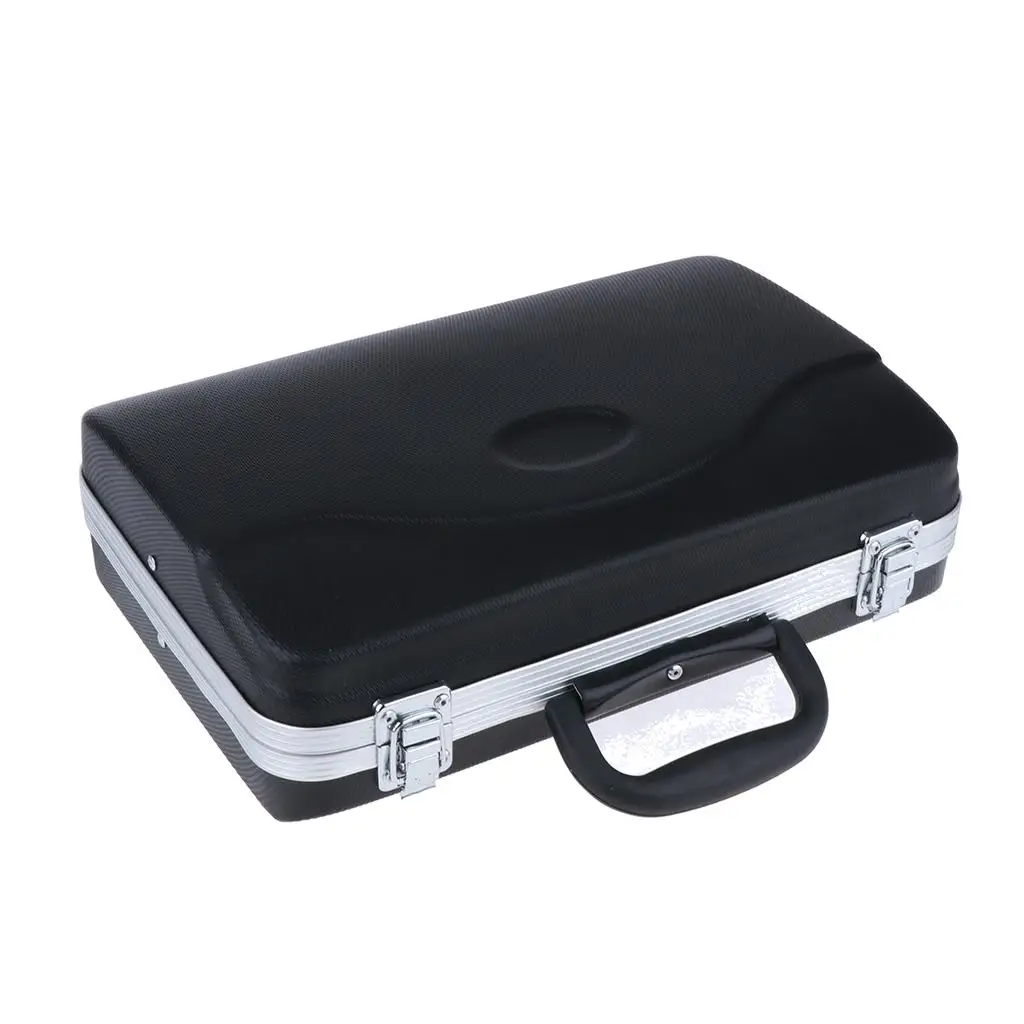 Durable Rigid Clarinet Case with Comfortable handle type lock, , Black