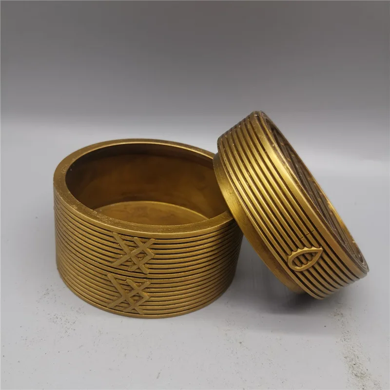 Brass Incense Burner Antique Festival High Rise Bamboo Festival Incense Burner Small Xuande Incense Burner Metal Crafts Ornament