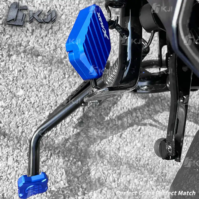 For Yamaha XMAX 300/250/125/400 2006-Present Kickstand Tab Extension Side Stand Kick Foot Extender Shoe Enlarger Pad Accessories