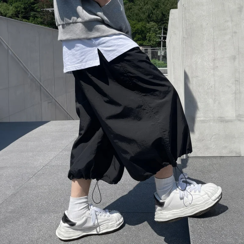 

Cityboy Loose Fit Sports Shorts Men's Spring Summer Trendy Wide Leg Seven-Foot Casual Pants High-End Feeling Breathable
