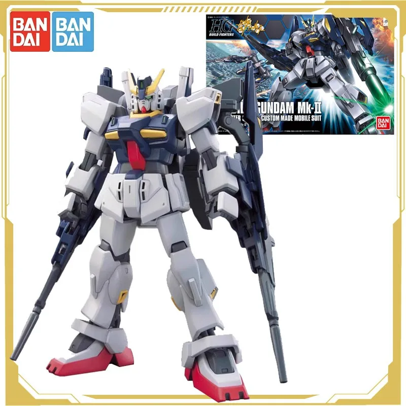

Bandai Original GUNDAM Anime Figure HGBF 004 1/144 Assembly Model BUILD GUNDAM MK 2 Action Figure Toys for Boys Girls Kids Gift