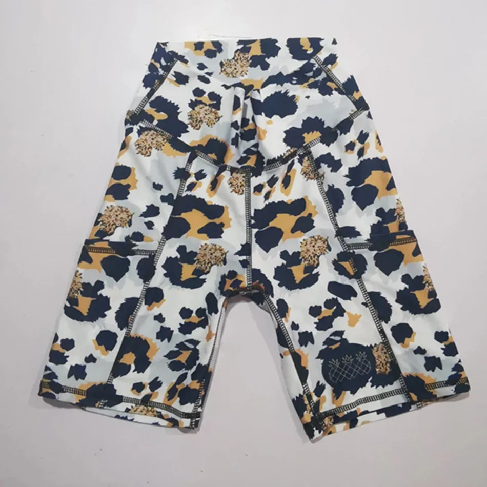 New TRES PINAS Women's Racing Yoga Shorts Casual Tight Shorts Fitness Pants Running Elastic Femme Biker Shorts No Cushion Mujer