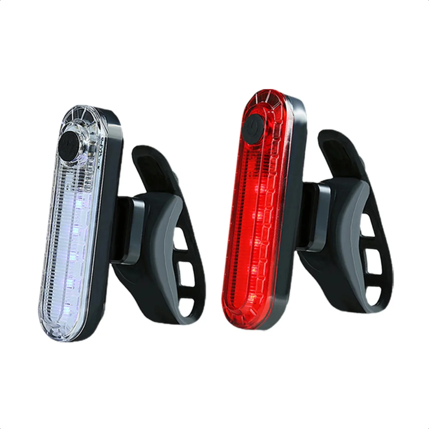 Bike Rear Tail Light USB Rechargeable Red  Bright Taillights Fit On Any Bicycle/Helmet Easy To Install  Cycling Safety