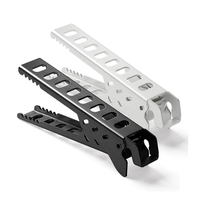 مقبض وعاء التخييم، ملقط الطبخ مقلاة، ملقط شواء، مشبك مقلاة من سبائك الألومنيوم المقاوم للحرارة، لبابنا والمطبخ. #2