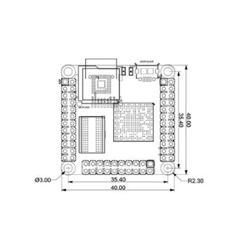OpenPi Nanopi Neo Core LTS (512 ميجابايت DDR RAM، 8 جيجابايت eMMC) |   Allwinner H3 رباعي النواة Cortex-A7 1.2 جيجا هرتز |   متوافق مع OpenWRT، Ubuntu #5