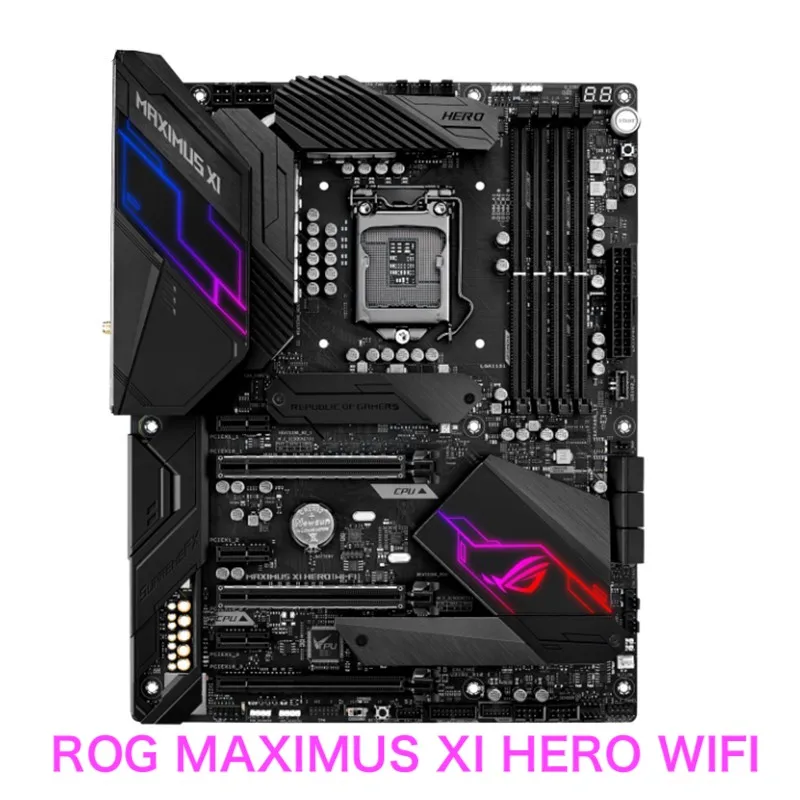 Placa-mãe Rog Maximus xi Hero Wi-fi 64gb Lga 1151 Ddr4 Atx Z390 Mainboard 100 Testado ok Totalmente Trabalho