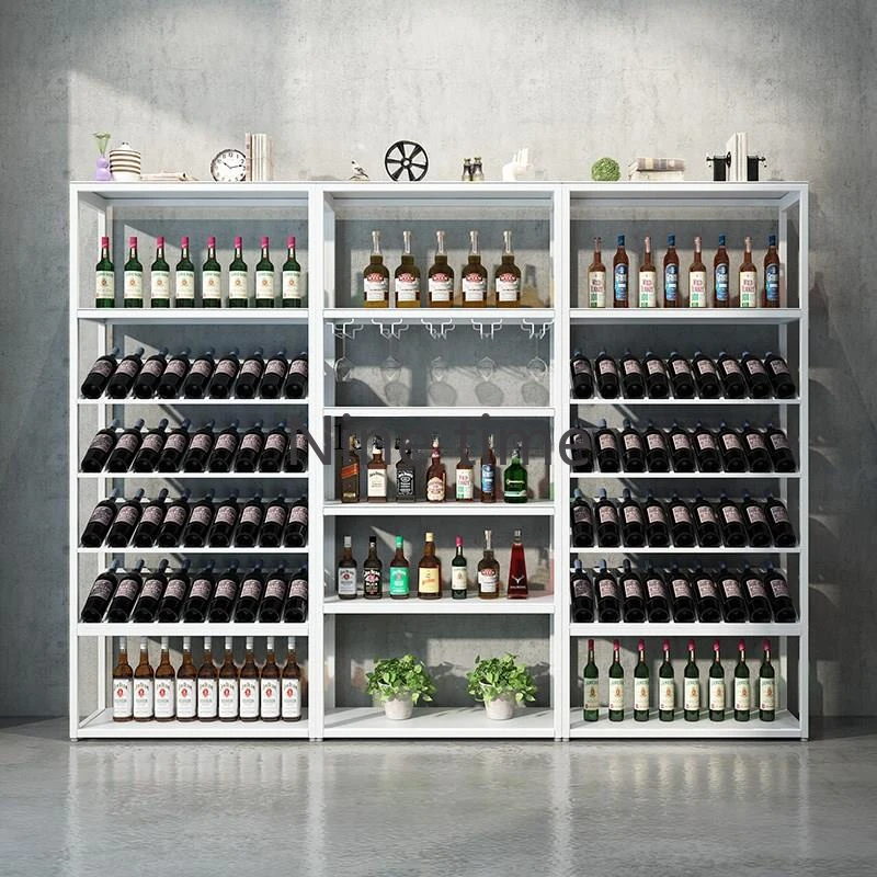 Industrial Display Wine Cabinets Bottle Small Holder Patio Bar Cabinet Buffet Unique Wijn Kast Barra De Vino Home Decoration