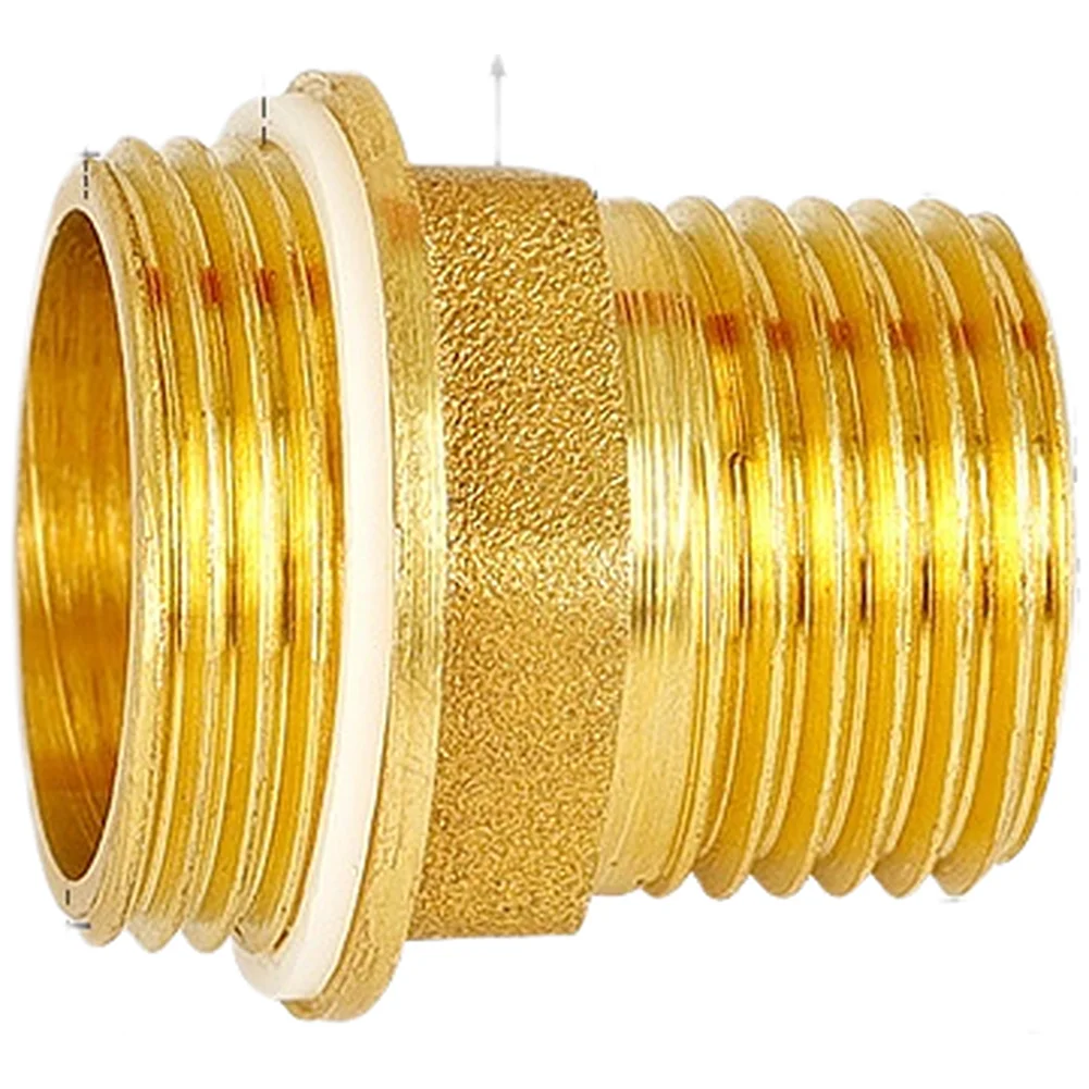 Brass Y Strainer Connector with External Thread for Use in For Central Air Conditioning and Floor Heating Systems