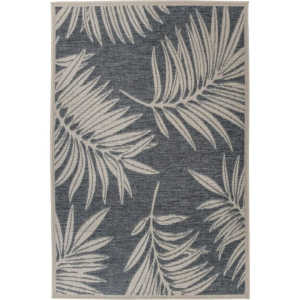 Rugshop Leaf Design for Patio Rugs,Deck Rugs,Balcony Rugs Indoor/Outdoor Area Rug 7'10