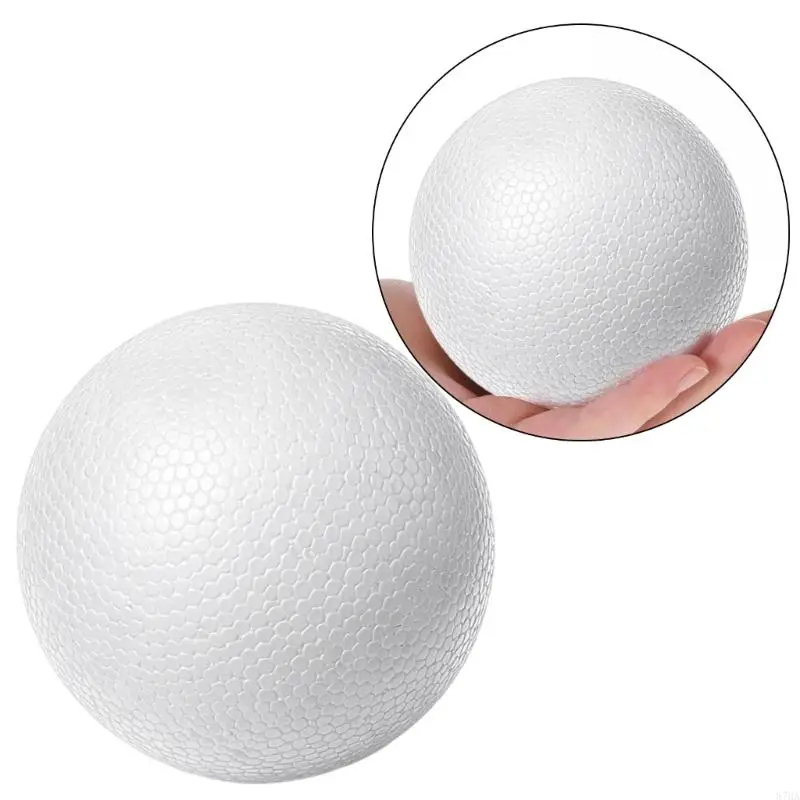 2Pcs Multipurpose Foam Spheres 4Inch Polystyrene Balls For Models Making Wedding Floral Arrangements And School Project 87HA