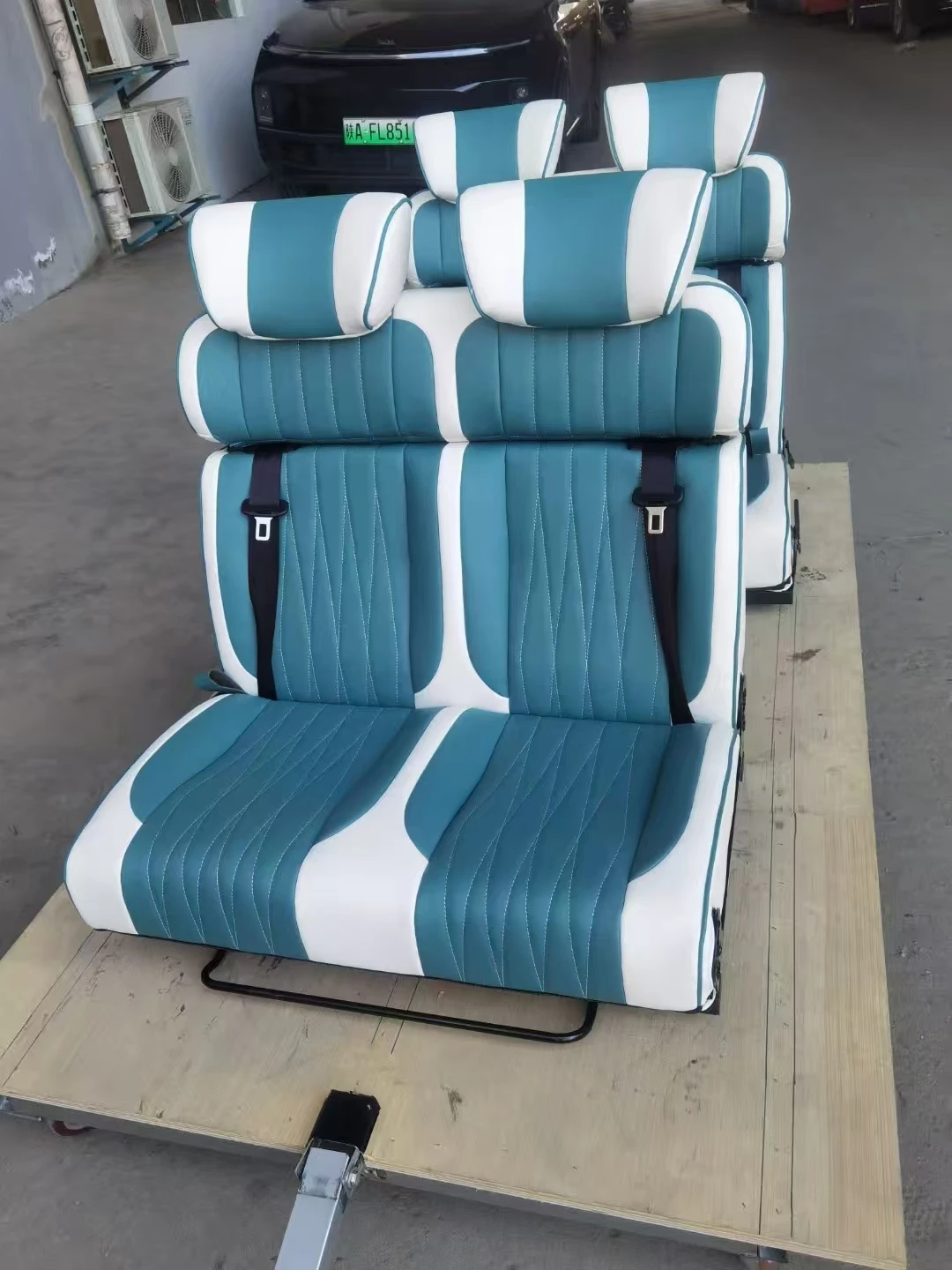 RV Swivel Seat, 2026 New High Quality Pu Leather Folding Car Seat Bed Luxury Camper  Seats for Motorhomes Rv Camper Seat