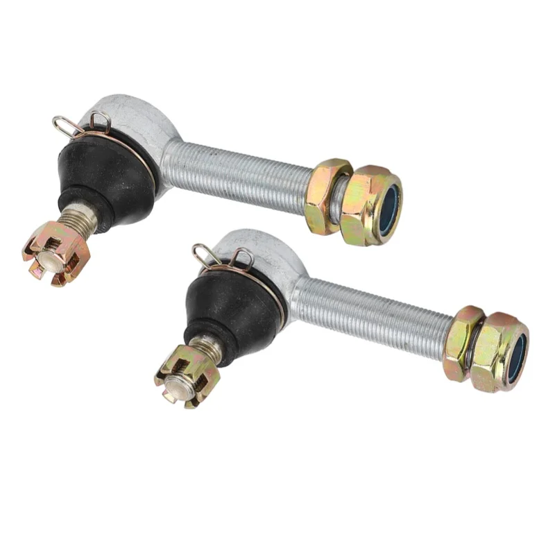 1 Pair 12mm 16mm Left Right Bolt Tie Rod End Ball Joiner For 150cc 250cc Quad Dirt Bike ATV Go Kart Moped Scooter