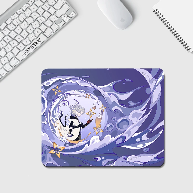 

Genshin Impact XS Mouse Pad Design Mausepad Nice Small Pc Desk Mat High Quality Little Mousepad Office Mouse Mat 20x25cm