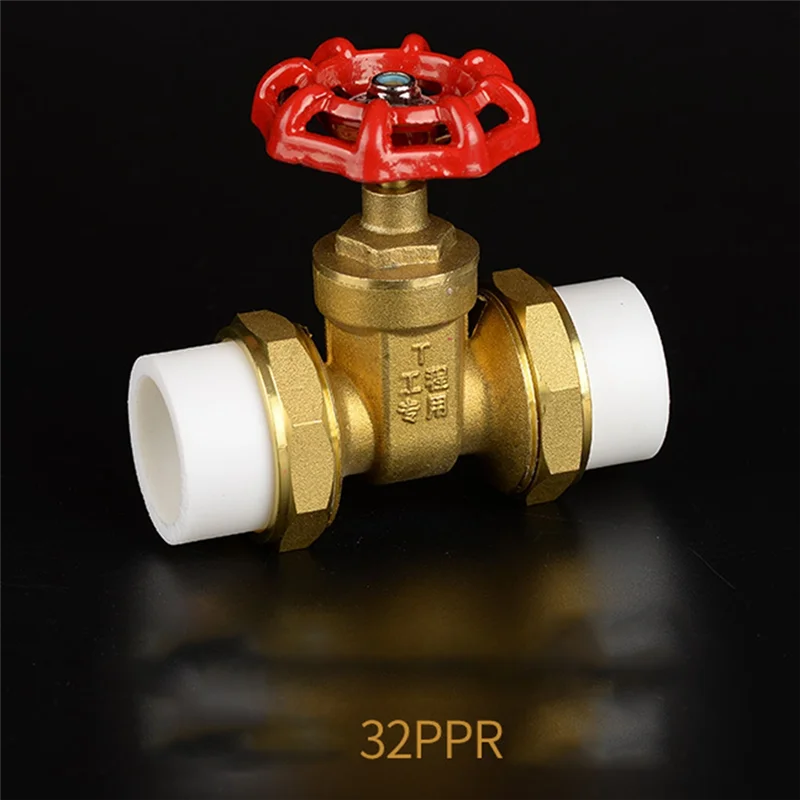 AT63-PPR Gate Valve Hot Melt Double Union Tap Water Pipe Switch