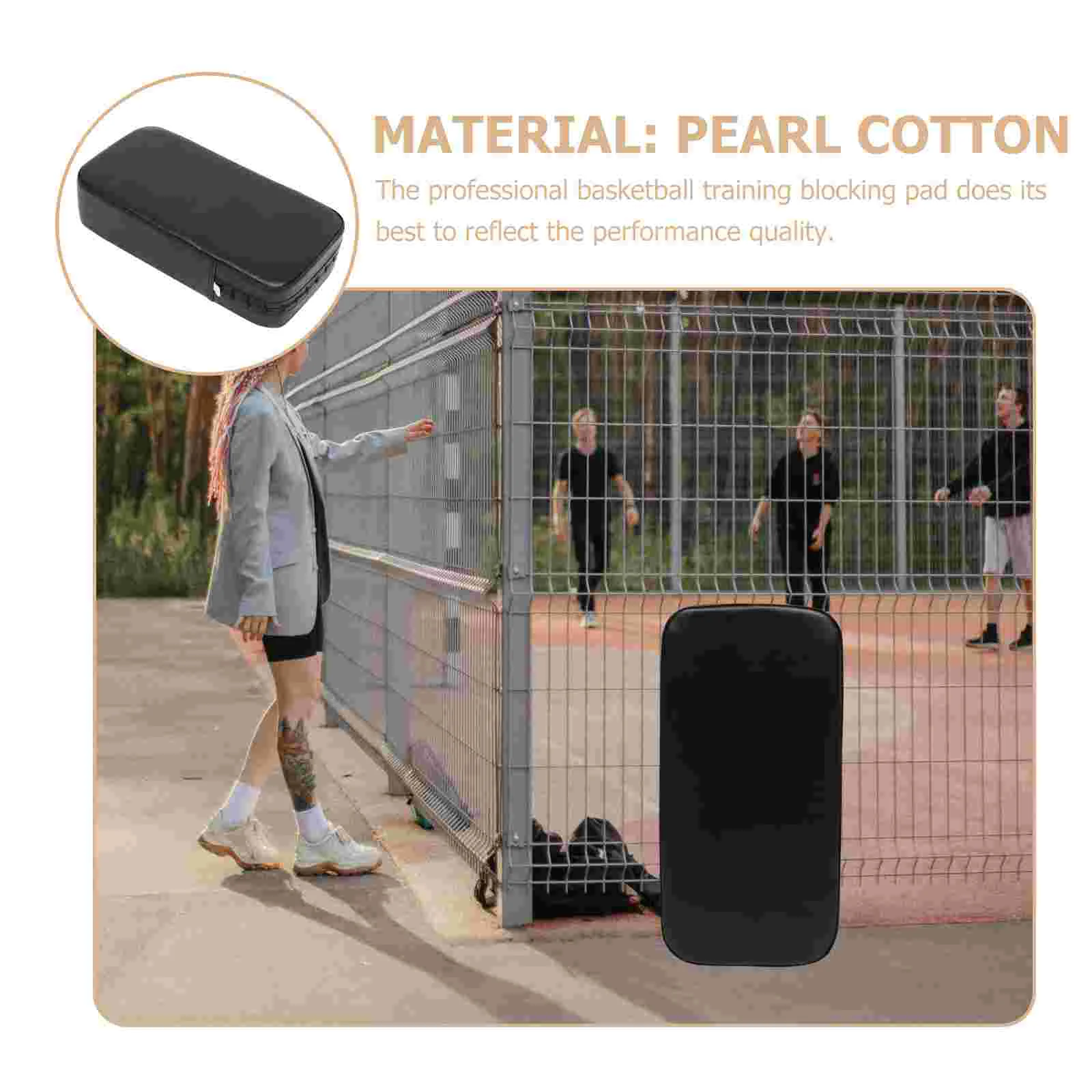 Basket Basketball Mat Training Pad Blocking Cushion Trampoline Blocker Black Professional Child