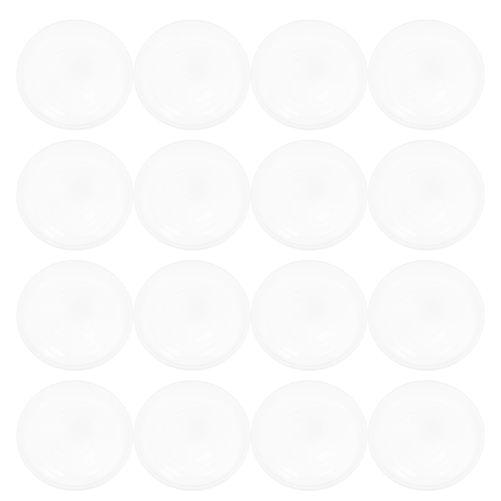 

30 Pcs Flowerpot Bottom Trays Plastic Container Base Water Holding Round Dripping Transparent Anti Aging Garden Balcony