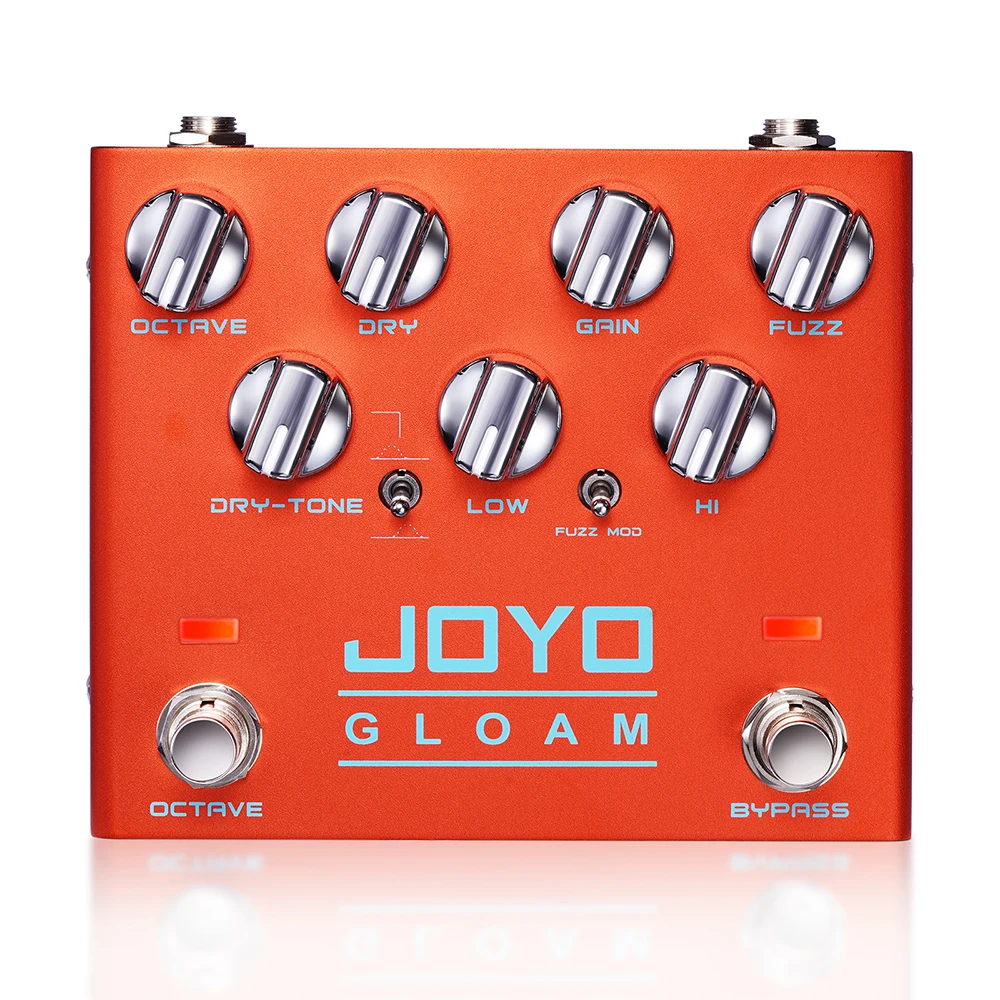 JOYO R-29 GLOAM Octave Fuzz Bass Guitar Effecf Pedal with Dual Independent Footswitch Guitar Pedal for Bassists