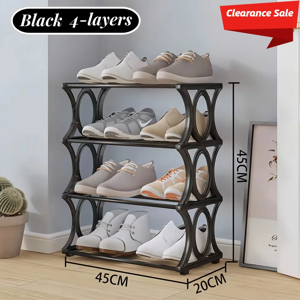 Multifunctional Household Multi Layers Simple Shoe Racks Home Entrance Rental Shoe Cabinet Large Capacity Multilayer Storage