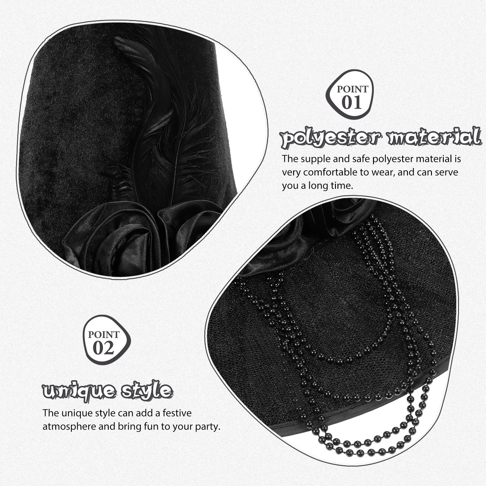 Halloween Witch Hat Women Classic Wide Brim Lightweight Witch Cap Cosplay Prop Halloween Costume Accessory Party Photo