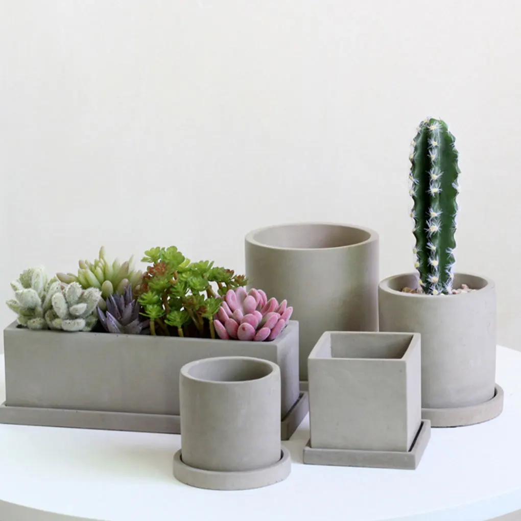 

Gray Stylish Pots For Plant - Flowers Herbs And Vegetables Easy To Maintain Gardens Beauty Flowerpot