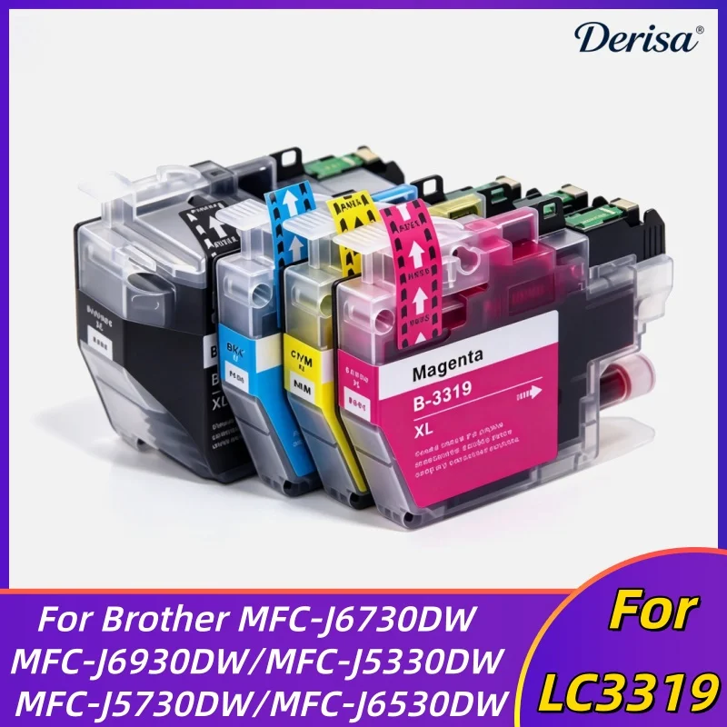 1~3set Ink Cartridge Compatible For Brother MFC-J6730DW J6930DW J5330DW J5730DW J6530DW color printer LC3319 LC3319XL 3319XL