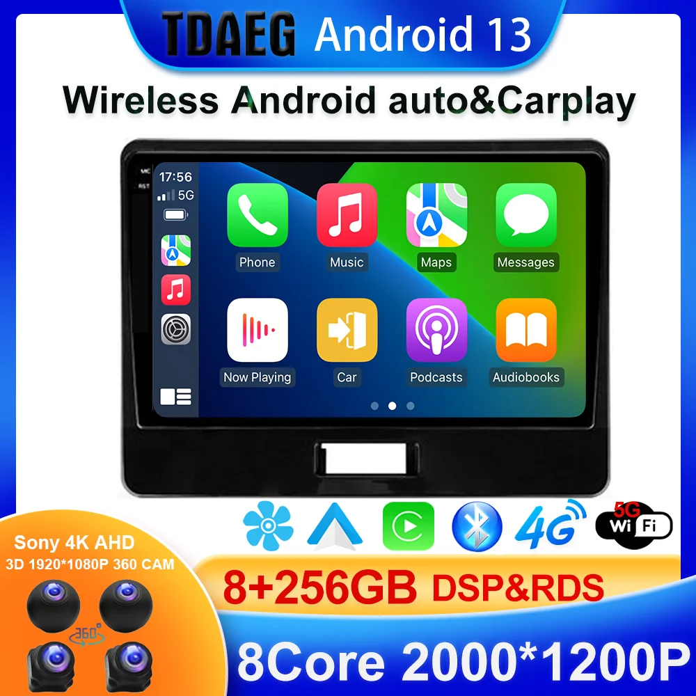 

Wireless Android auto carplay 256G For Suzuki Wagon R 6 VI 2017 - 2021 Car Radio Multimedia Video Player Navigation stereo GPS