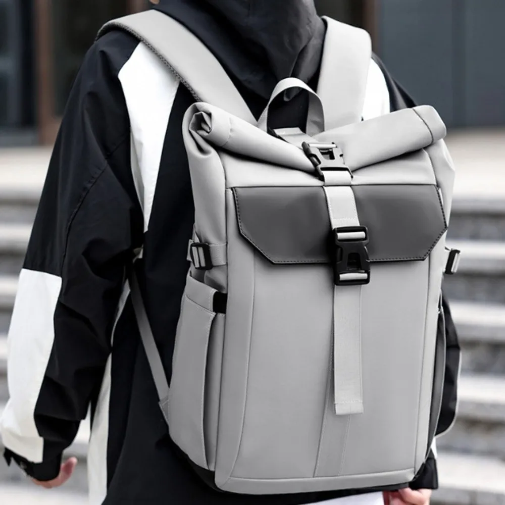 سعة كبيرة الرجال الترفيه على ظهره المحمولة متعددة الطبقات حقيبة سفر تنفس مقاوم للماء الرجال محمول على ظهره كلية
