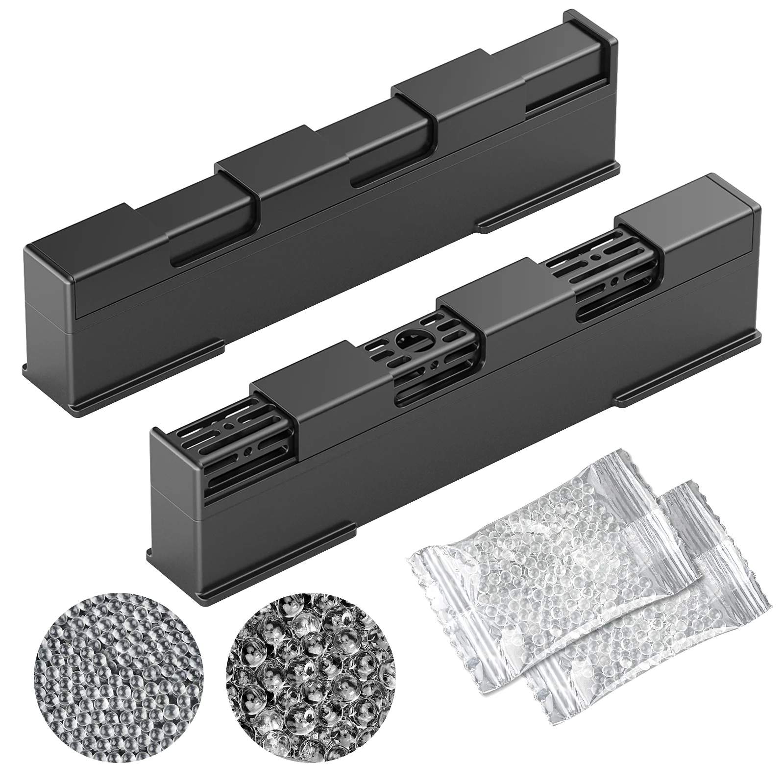 

2-Piece Cigar Humidifier, Slide Controlled Humidity Release Crystal Gel Cigar Humidor Humidifier, Reusable Humidor Accessories