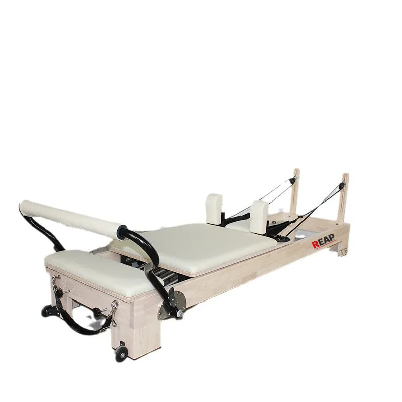 Professional Oak Home Gym Foldable Pilates Yoga Training Core Bed Fitness Exercise Machine Wood Folding Pilates Reformers