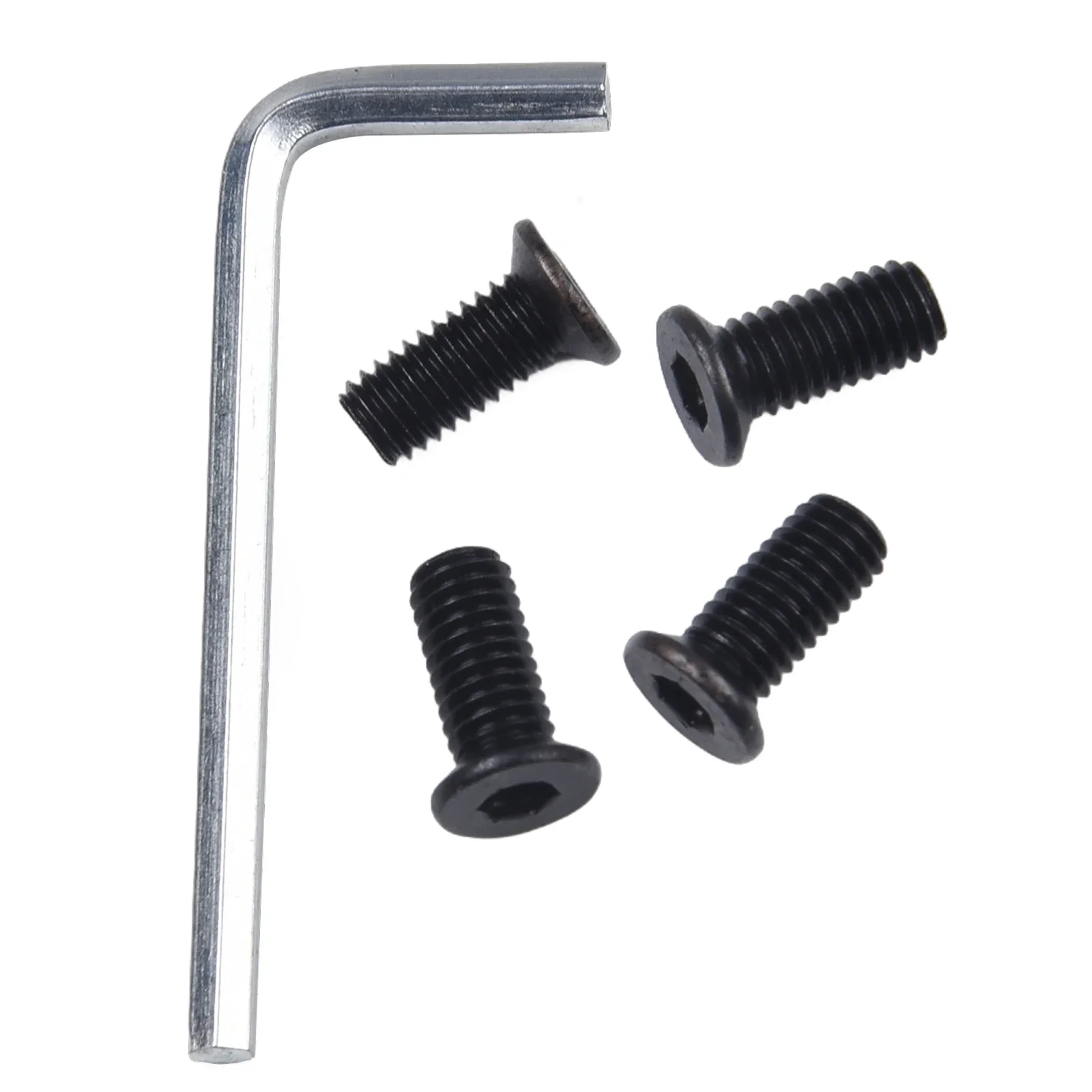 Electric Scooter Pole Screws Set Parts Roads Tool Wrench Black Cycle Paths Mounting Outdoor Size 12mm Practical