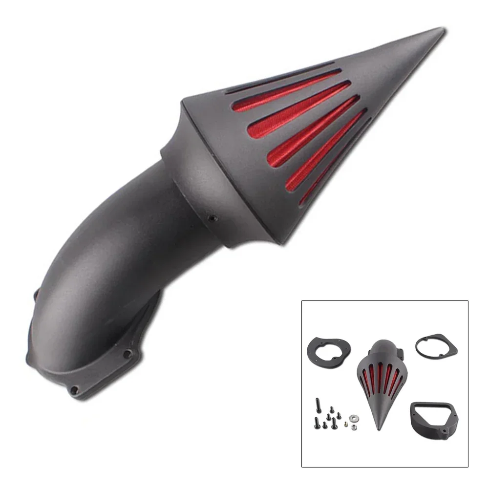 

Для Honda Shadow ACE VT750 CDC всех лет, алюминиевый черный мотоциклетный комплект воздухоочистителя с шипами, впускной фильтр