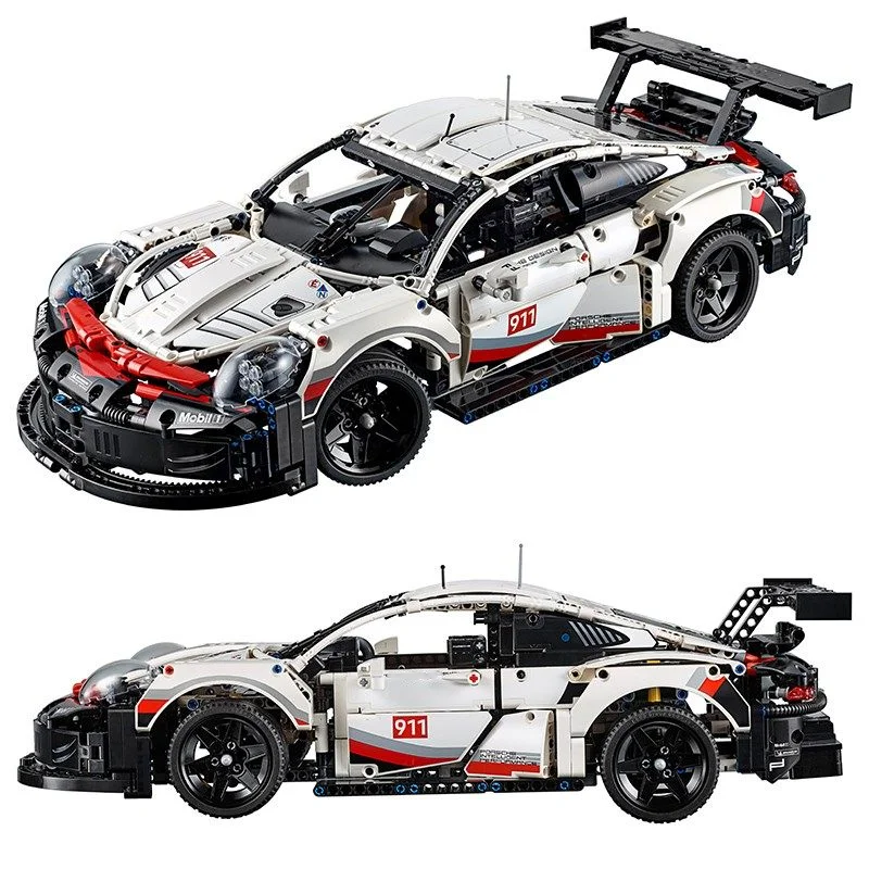 Technical Race Car Model 1580Pcs+ Rc Model Building Blocks Kit 42096 Famous Sport Advanced Replica DIY Collectible Kid Toys Gift